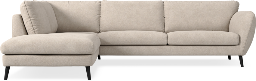 Madison Lux - 3-sits soffa med divan vänster - Vit