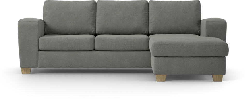 Friday - 3-sits soffa med schäslong höger - Grå