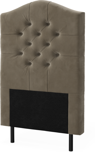 New York välvd - Sänggavel, 90-210 cm - Brun