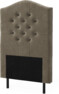New York välvd - Sänggavel, 90-210 cm - Brun