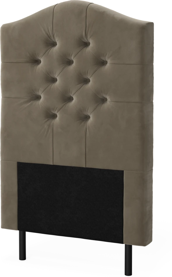 New York välvd - Sänggavel, 90-210 cm - Brun