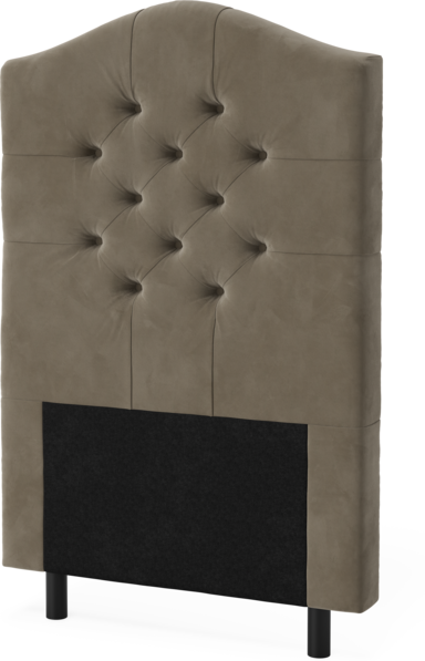 New York välvd - Sänggavel, 90-210 cm - Brun