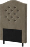 New York välvd - Sänggavel, 90-210 cm - Brun