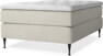 Delux Exclusive - Kontinentalsäng, enkelsäng 140 cm med bäddmadrass - Beige