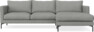 Impression Delux - 3-sits soffa med schäslong höger - Grå
