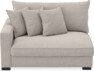 Rossi - 2-sits med armstöd vänster - Beige