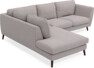 Madison - 2-sits soffa med divan vänster - Grå