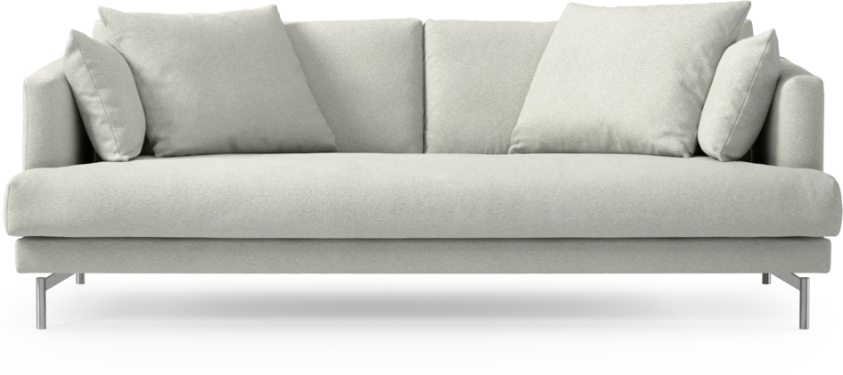 Harper - 3-sits soffa, hel dyna - Vit