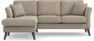 Eden - 2-sits soffa med schäslong - Beige