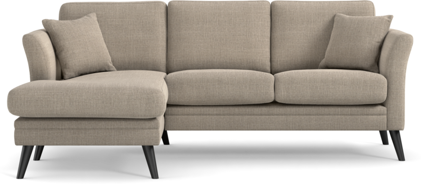 Eden - 2-sits soffa med schäslong - Beige