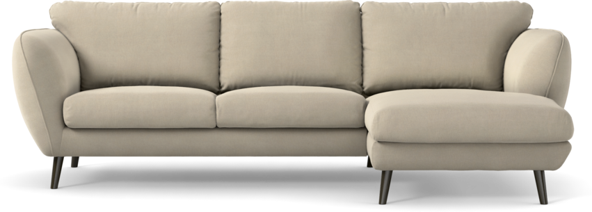 Madison - 2-sits soffa med schäslong höger - Beige