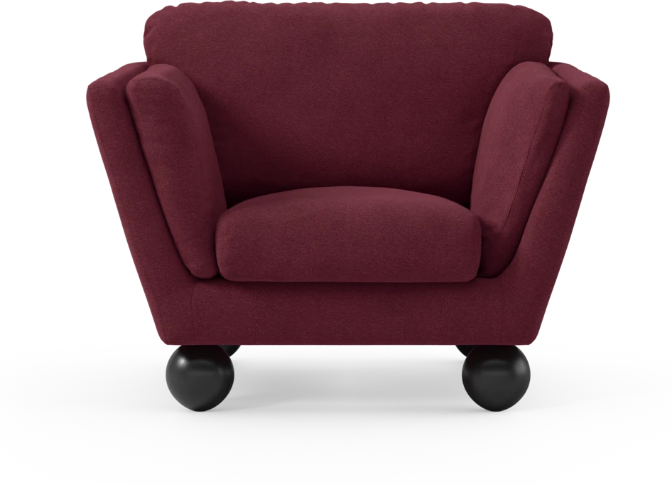 Madison Lux - Fåtölj, 70 cm - Röd