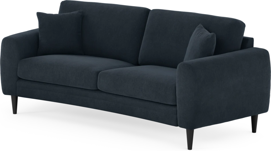 Eden - 2,5-sits soffa svängd - Blå