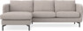 Madison Lux - 2-sits soffa med schäslong vänster - Beige