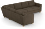 Friday - Hörnsoffa, 2+3-sits - Brun