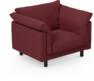 Cherrie - Fåtölj, fast klädsel - Röd