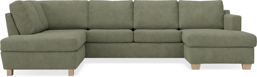 Friday - 3-sits soffa med divan vänster och schäslong höger - Vit