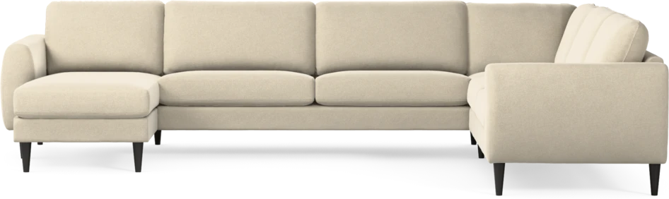 Bridge - Hörnsoffa, 3+2-sits med schäslong vänster - Beige