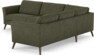 Bridge - Hörnsoffa, 3+2-sits - Grön