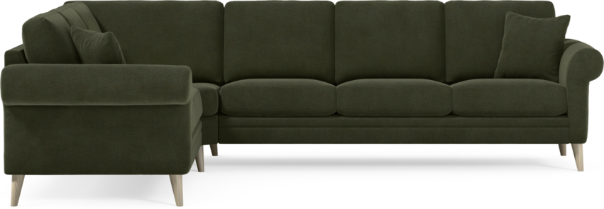 Eden - Hörnsoffa, 2+3-sits - Grön
