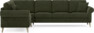 Eden - Hörnsoffa, 2+3-sits - Grön