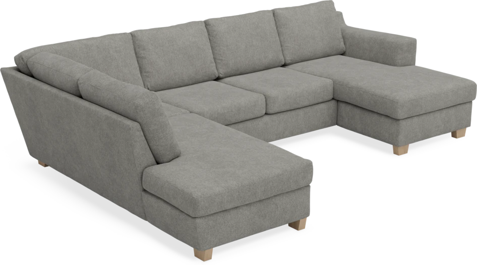 Friday - 3-sits soffa med divan vänster och schäslong höger - Grå