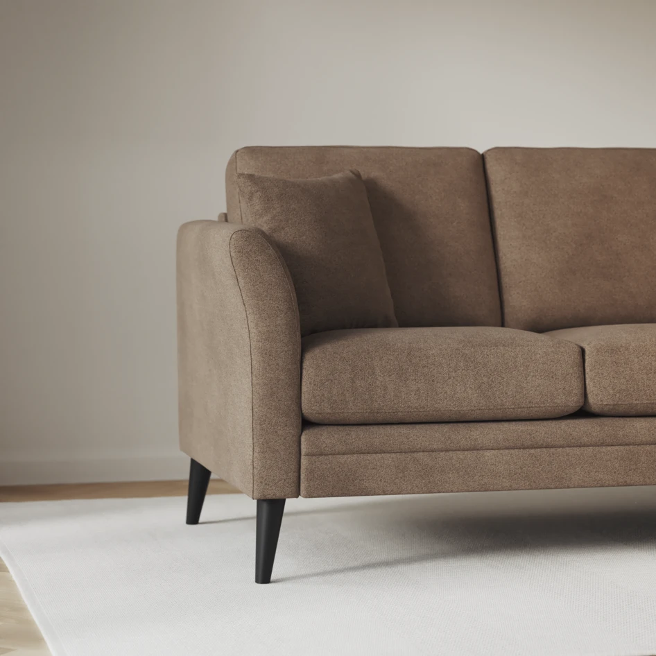 Eden - 2-sits soffa - Brun
