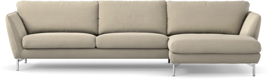 Madison - 3-sits soffa med schäslong höger - Beige
