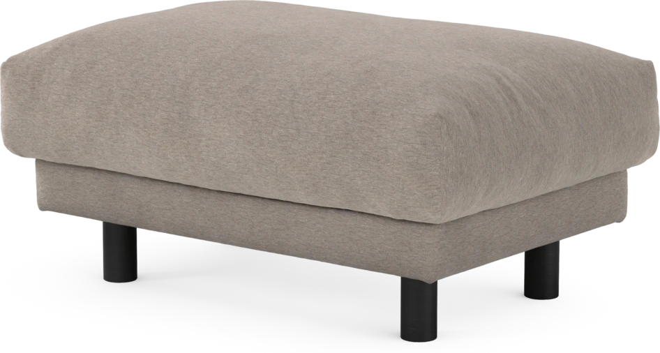 Cherrie - Fotpall 110, fast klädsel - Beige
