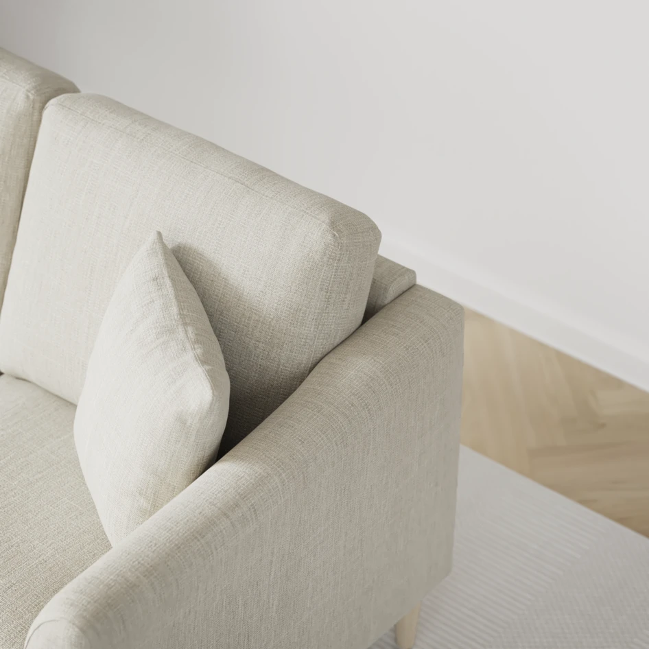 Eden - 2,5-sits soffa svängd - Beige