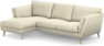 Madison Lux - 2-sits soffa med schäslong vänster - Vit