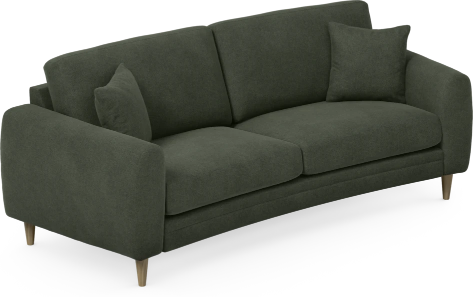 Eden - 2,5-sits soffa svängd - Grön