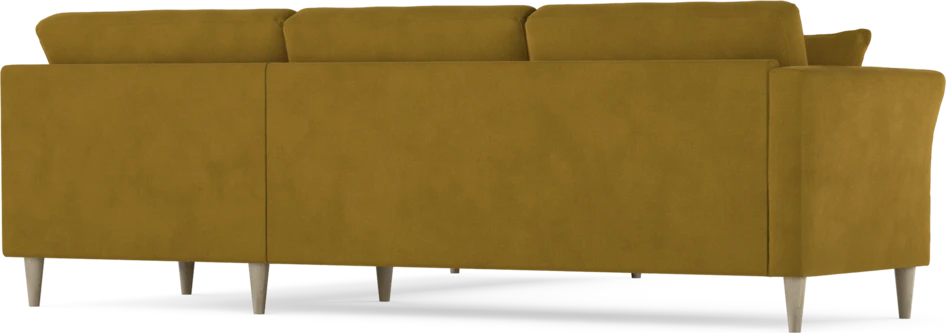 Eden - Hörnsoffa, 2,5+2,5-sits - Gul