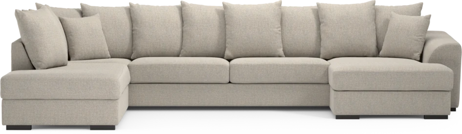 Town - 3-sits soffa med divan vänster och schäslong höger - Beige