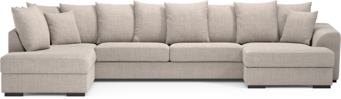 Town, 3-sits soffa med divan vänster och schäslong höger