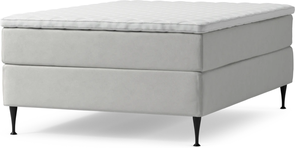 Delux Dream - Kontinentalsäng, enkelsäng 140 cm med bäddmadrass och sängben