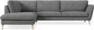 Madison Lux - 3-sits soffa med divan vänster - Vit