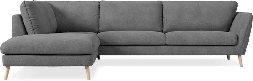 Madison Lux - 3-sits soffa med divan vänster - Vit