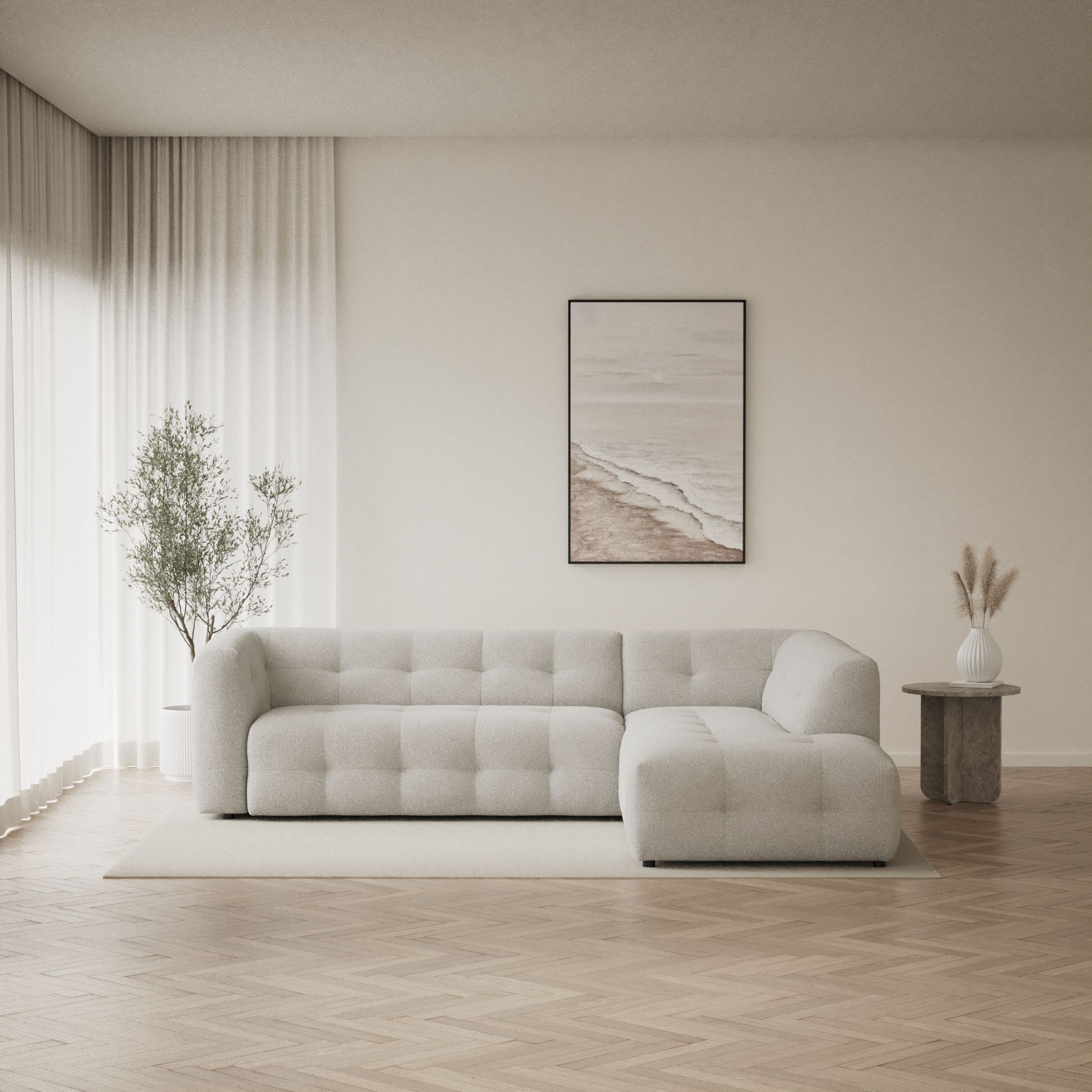 Bella - 3-sits soffa med divan höger - inspiration