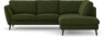 Madison - 2-sits soffa med divan höger - Grön