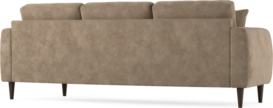 Eden - 3-sits soffa svängd - Beige