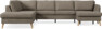 County - 3-sits soffa med divan vänster och schäslong höger - Brun