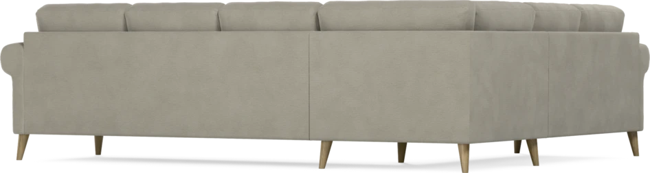 Eden - Hörnsoffa, 2+3-sits - Brun