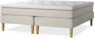 Delux Sense - Kontinentalsäng, dubbelsäng med bäddmadrass - Beige