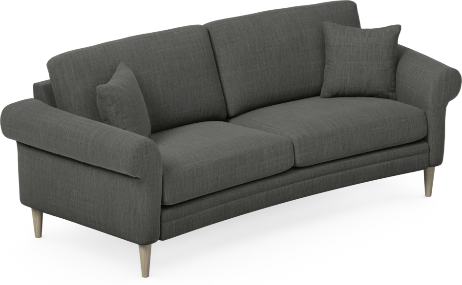 Eden - 2,5-sits soffa svängd - Grå
