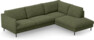 Madison Lux - 3-sits soffa med divan höger - Grön