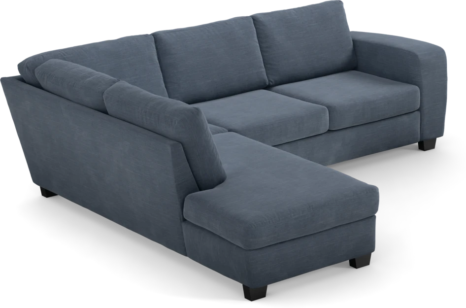 Friday - 2,5-sits soffa med divan vänster - Blå