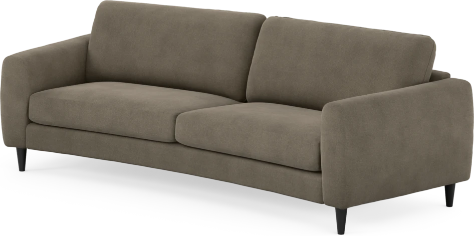 Bridge - 3-sits soffa svängd - Beige