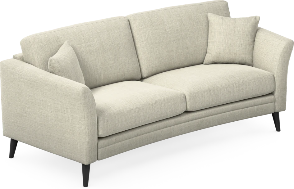 Eden - 2,5-sits soffa svängd - Beige