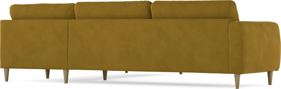 Bridge - Hörnsoffa, 3+2-sits - Gul
